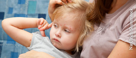  Kinder erkranken besonders häufig an Infekten.